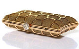 Zlata clutch torbica in prstan